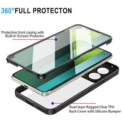 Kuori Xiaomi Poco X6 / Note 13 Pro 5G:lle, Techsuit, ColorVerse 360, Musta