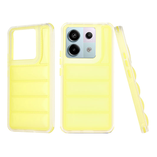 Kuori Xiaomi Poco X6 / Note 13 Pro 5G:lle, Techsuit, Wave Shield, Keltainen