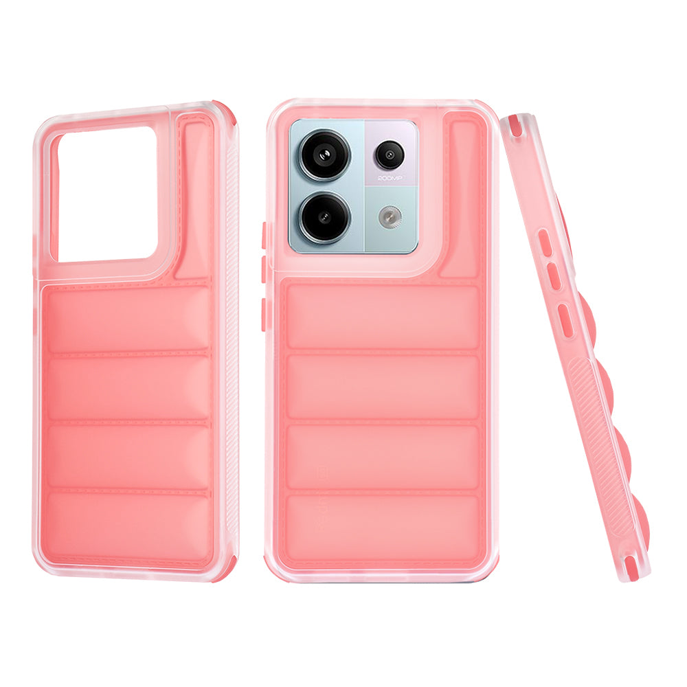 Kuori Xiaomi Poco X6 / Note 13 Pro 5G:lle, Techsuit, Wave Shield, Punainen