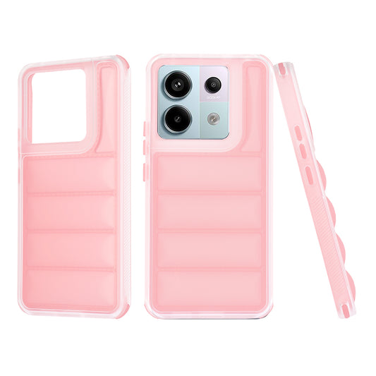 Kuori Xiaomi Poco X6 / Note 13 Pro 5G:lle, Techsuit, Wave Shield, Vaaleanpunainen
