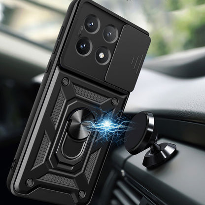 Case for Xiaomi Poco X6 Pro, Techsuit, CamShield, Black