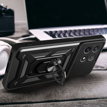 Case for Xiaomi Poco X6 Pro, Techsuit, CamShield, Black