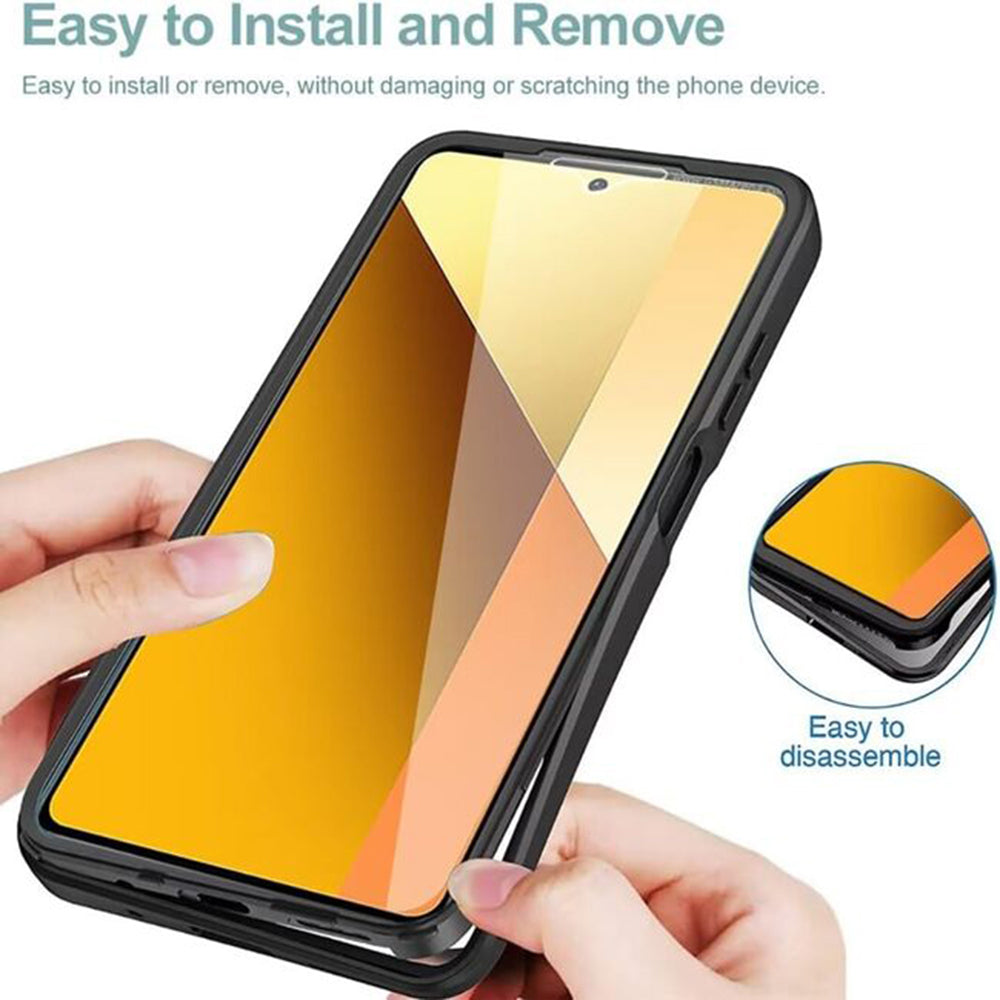 Kuori Xiaomi Poco X6 Pro:lle, Techsuit, ColorVerse 360, vaaleanpunainen