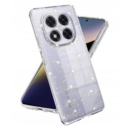 Kuori Xiaomi Poco X7 / Note 14 Pro 5G:lle, Techsuit, SparkleSkin, Läpinäkyvä