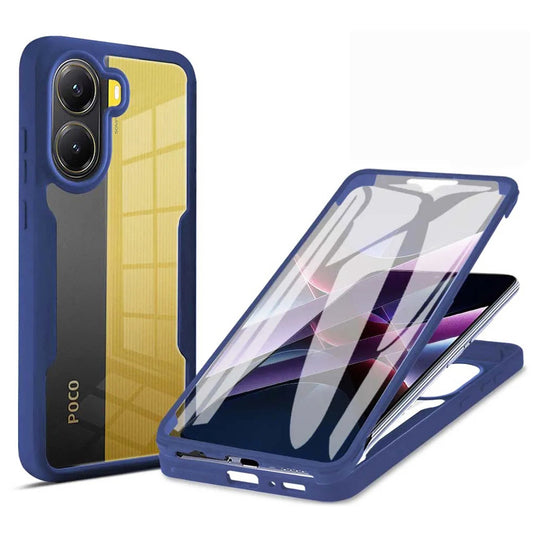 Kuori Xiaomi Poco X7 Pro:lle, Techsuit, ColorVerse 360, Sininen