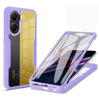 Case for Xiaomi Poco X7 Pro, Techsuit, ColorVerse 360, Purple