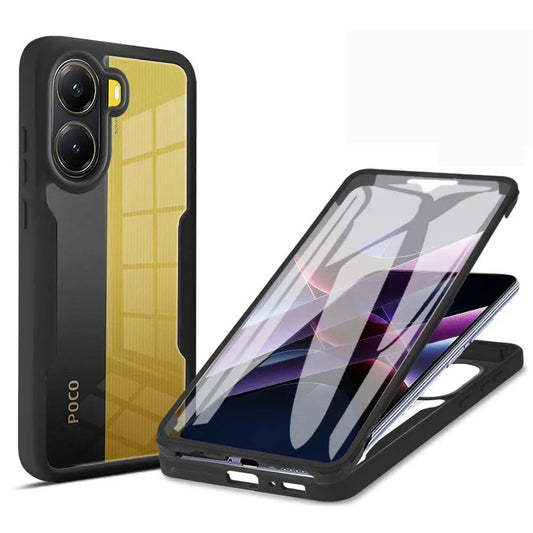 Kuori Xiaomi Poco X7 Pro:lle, Techsuit, ColorVerse 360, Musta