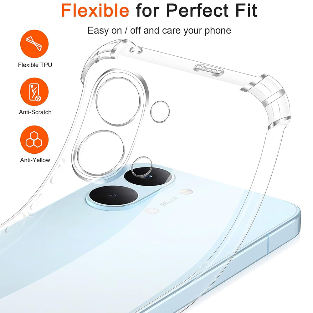 Suojakotelo Xiaomi Poco X8 Pro Max, Techsuit, Iskunkestävä Selkeä, Läpinäkyvä