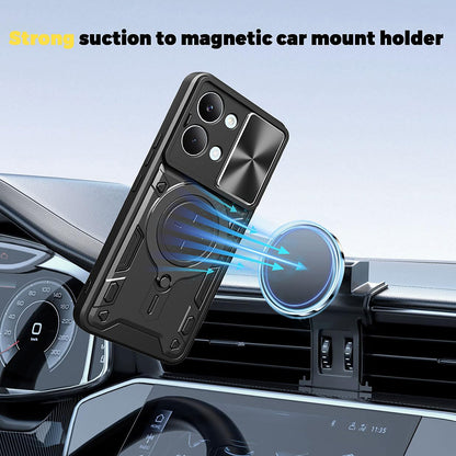Suojakotelo Xiaomi Poco X8 Prolle, Techsuit, CamGuard Pro, Musta