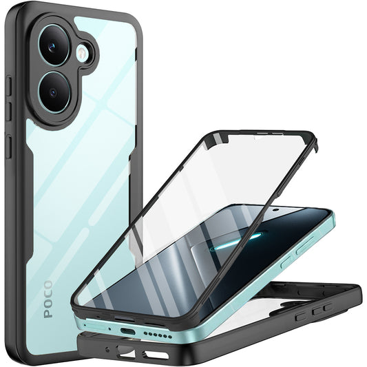 Kuori Xiaomi Poco X8 Pro:lle, Techsuit, ColorVerse 360, Musta