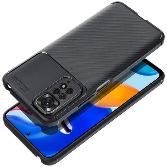 Kuori Xiaomi Poco C65 / Redmi 13C:lle, OEM, Carbon Premium, Musta