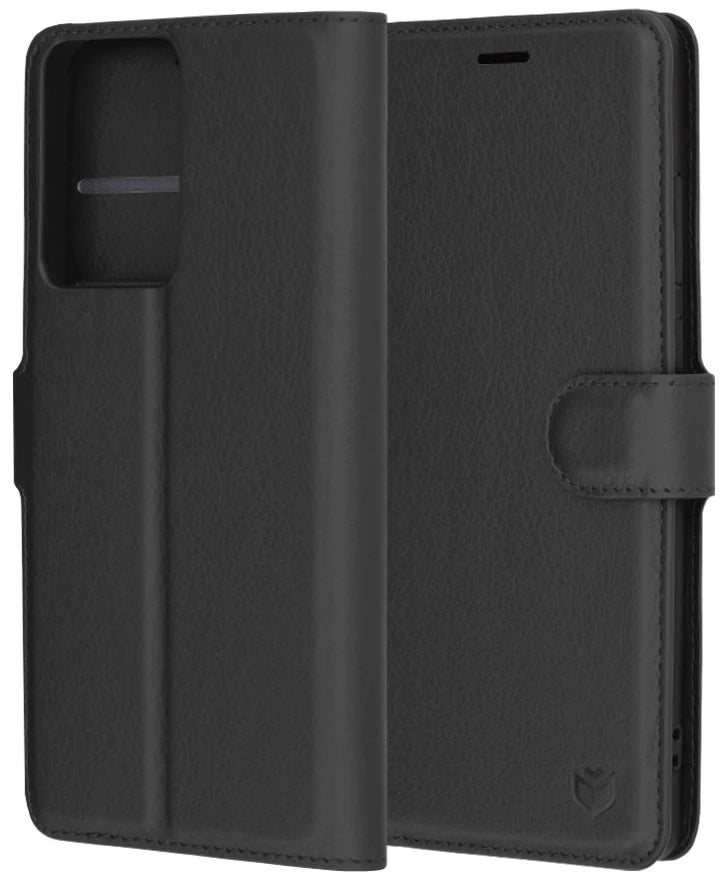 Kuori Xiaomi Redmi Note 14 Pro+ 5G / Note 14 Pro 5G / Poco X7, Techsuit, Nahkainen Folio, Musta