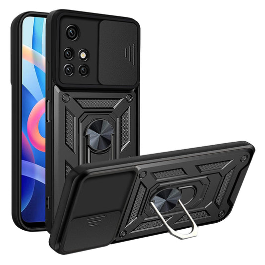 Kuori Xiaomi Redmi 10 2022 / 10 (2021) -mallille, Techsuit, CamShield, Musta
