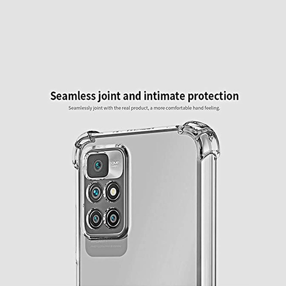 Kuori Xiaomi Redmi 10 2022 / 10 (2021) -mallille, Techsuit, Iskunkestävä Kirkas, Läpinäkyvä