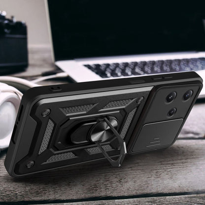 Case for Xiaomi Redmi 12 5G, Techsuit, CamShield, Black