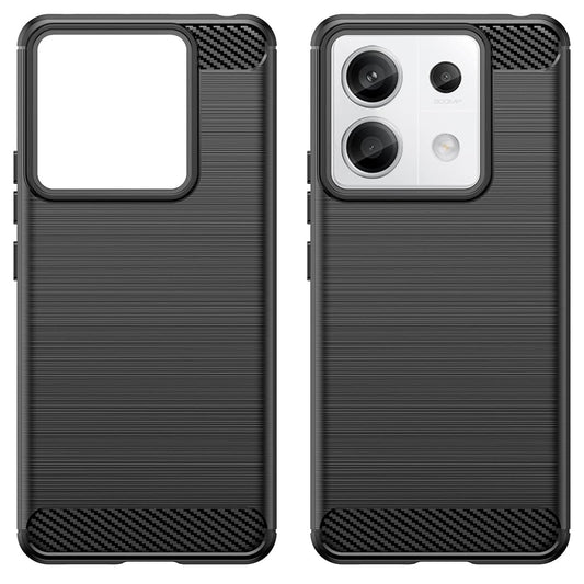 Kuori Xiaomi Redmi 13C 5G / 13C / Poco C65:lle, Techsuit, Hiili, Musta