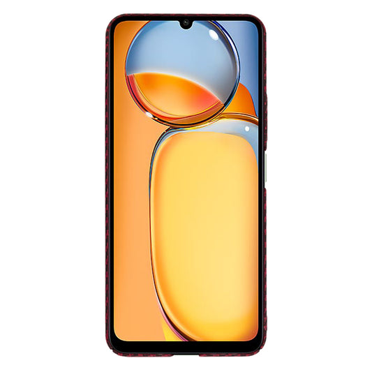 Kuori Xiaomi Redmi 13C 5G / 13C / Poco C65:lle, Techsuit, Carbonite FiberShell, Punainen