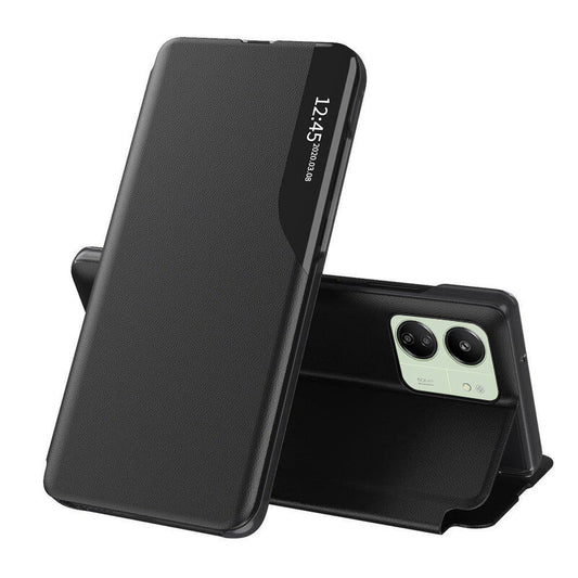Kuori Xiaomi Redmi 13C 5G / 13C / Poco C65:lle, Techsuit, eFold, Musta