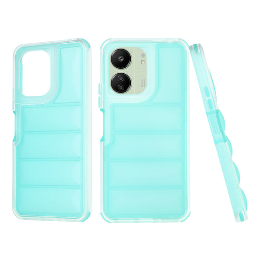 Kuori Xiaomi Redmi 13C 5G / 13C / Poco C65:lle, Techsuit, Wave Shield, Turkoosi
