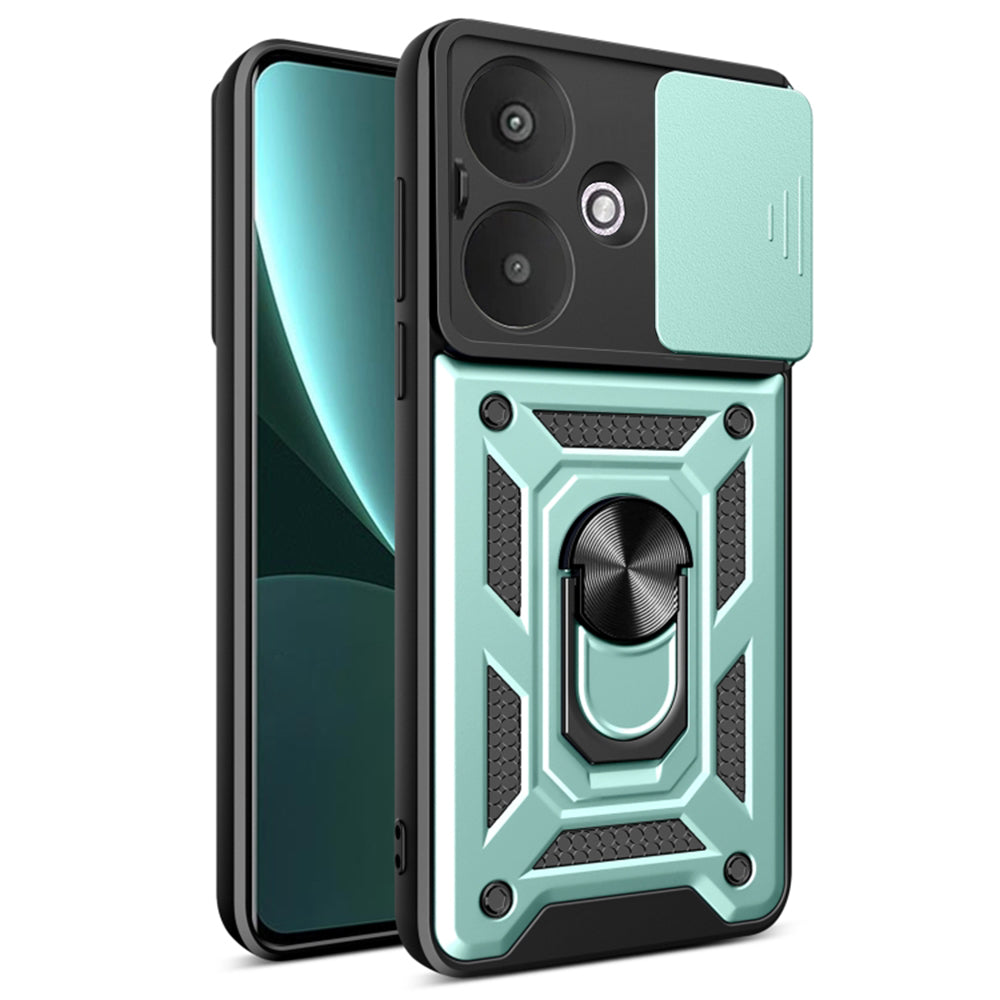 Kuori Xiaomi Redmi 13C 5G:lle, Techsuit, CamShield, Vihreä