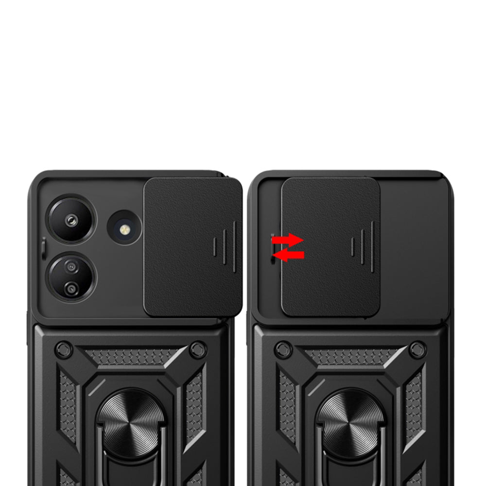 Kuori Xiaomi Redmi 13C 5G:lle, Techsuit, CamShield, Vihreä