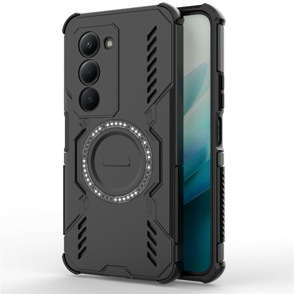 Suojakotelo Xiaomi Redmi 15 5G / 15 4G, Techsuit, ArmorMag, Musta