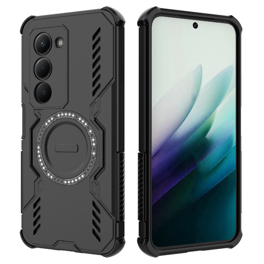 Suojakotelo Xiaomi Redmi 15 5G / 15 4G, Techsuit, ArmorMag, Musta