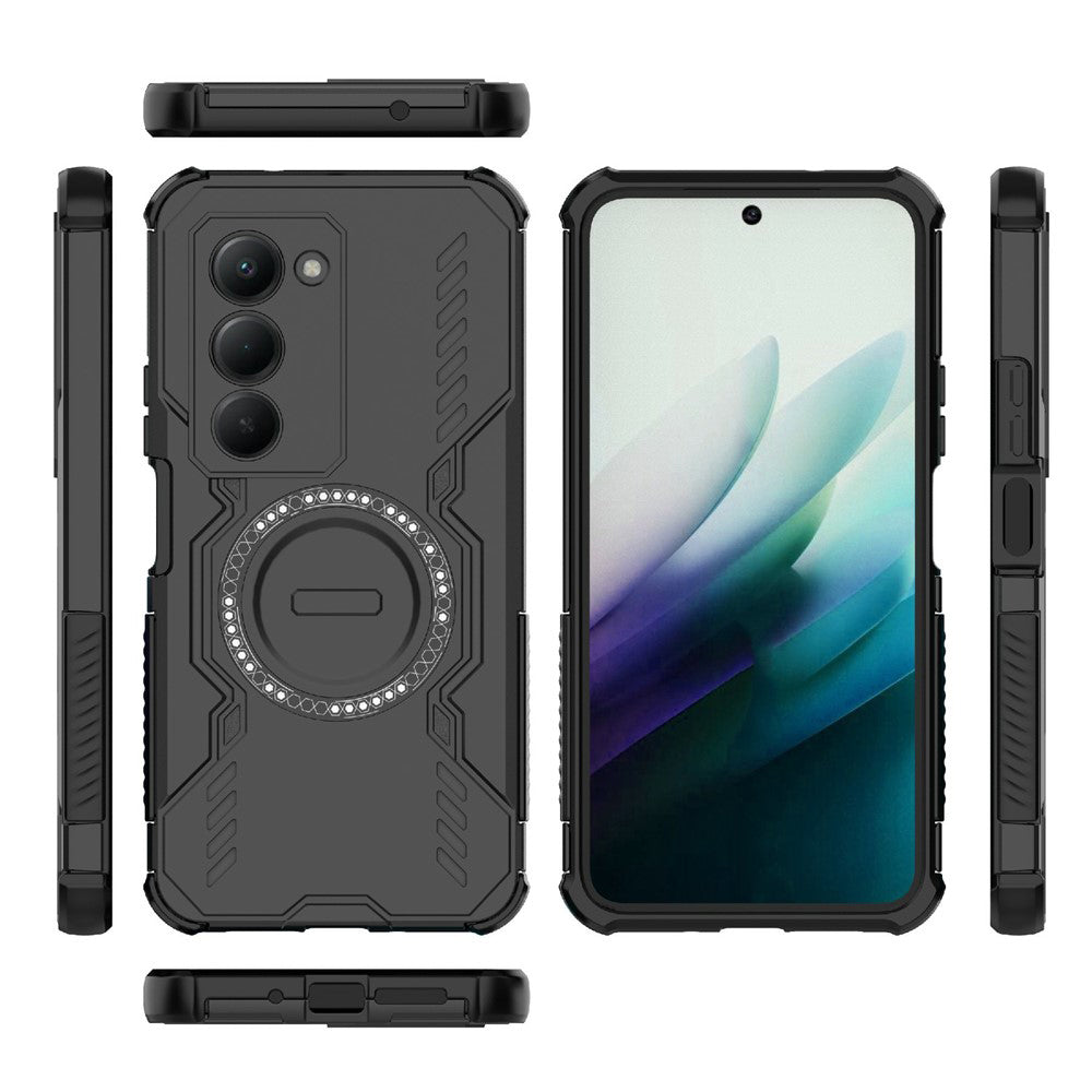 Suojakotelo Xiaomi Redmi 15 5G / 15 4G, Techsuit, ArmorMag, Musta