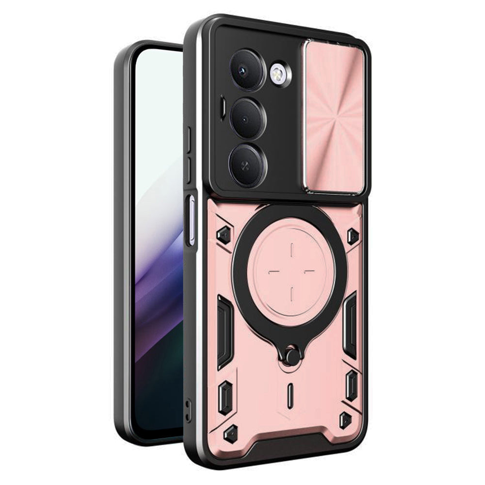 Suojakotelo Xiaomi Redmi 15 5G / 15 4G, Techsuit, CamGuard Pro, Vaaleanpunainen