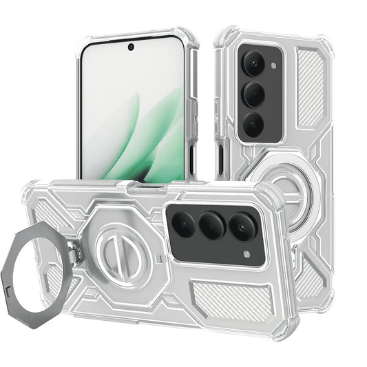 Suojakotelo Xiaomi Redmi 15 5G / 15 4G, Techsuit, Carbon Shield Pro, Valkoinen