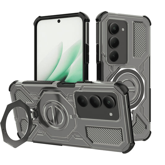 Suojakotelo Xiaomi Redmi 15 5G / 15 4G, Techsuit, Carbon Shield Pro, Vaaleanmusta