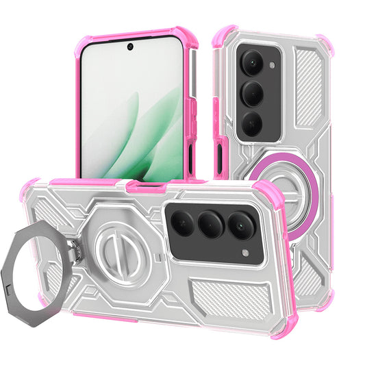 Suojakotelo Xiaomi Redmi 15 5G / 15 4G, Techsuit, Carbon Shield Pro, Pinkki