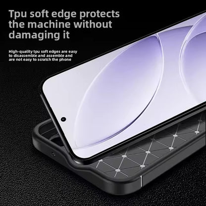 Suojakotelo Xiaomi Redmi 15 5G / 15 4G, Techsuit, CarbonFiber, Musta