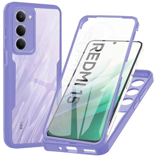 Kuori Xiaomi Redmi 15 5G / 15 4G:lle, Techsuit, ColorVerse 360, Violetti
