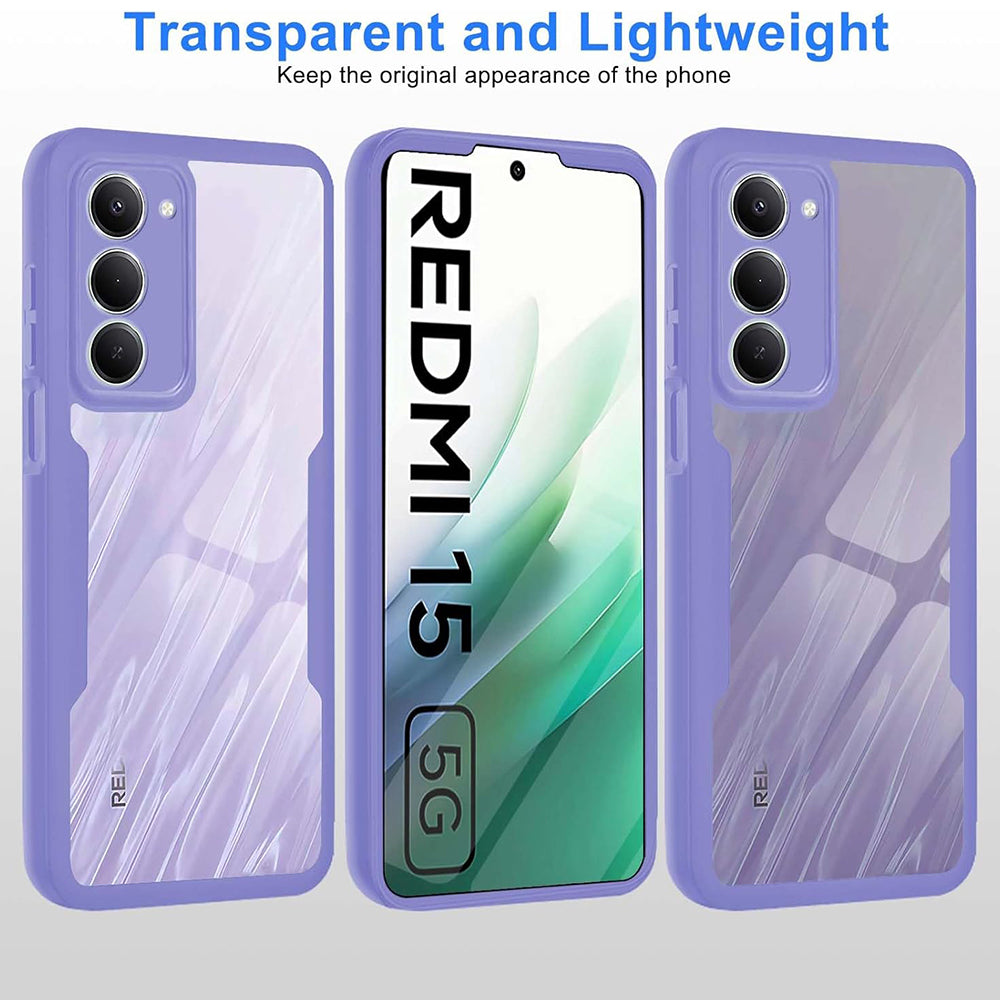 Kuori Xiaomi Redmi 15 5G / 15 4G:lle, Techsuit, ColorVerse 360, Vaaleanpunainen