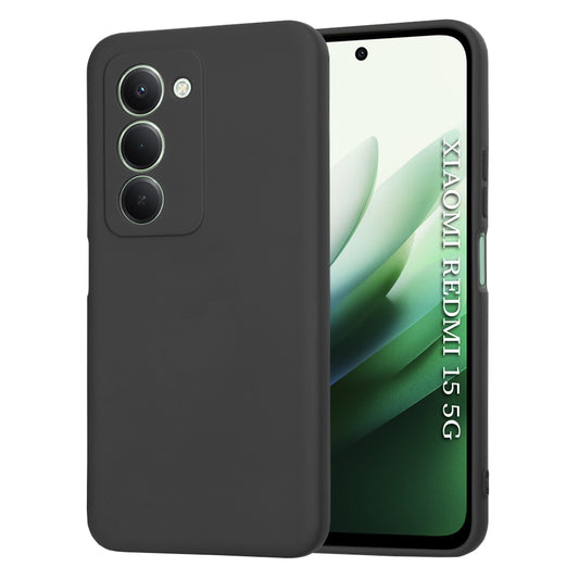 Kuori Xiaomi Redmi 15 5G / 15 4G:lle, Techsuit, SoftFlex, Musta