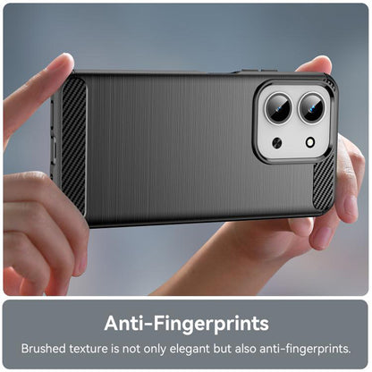 Kuori Xiaomi Redmi 15C 5G / 15C 4G:lle, Techsuit, Hiili, Musta