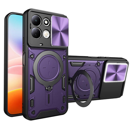 Suojakuori Xiaomi Redmi 17 5G / 17 4G -puhelimelle, Techsuit CamGuard Pro, violetti