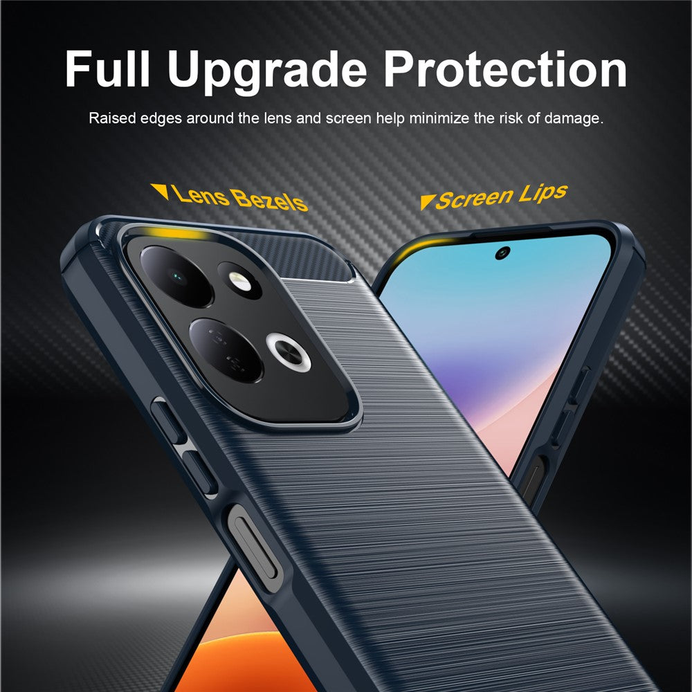 Kuori Xiaomi Redmi 17 5G / 17 4G:lle, Techsuit, Hiili, Sininen