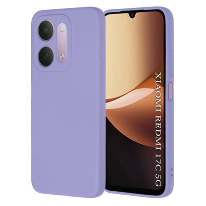 Suojakuori Xiaomi Redmi 17C 5G -puhelimelle, Techsuit SoftFlex, vaaleanvioletti