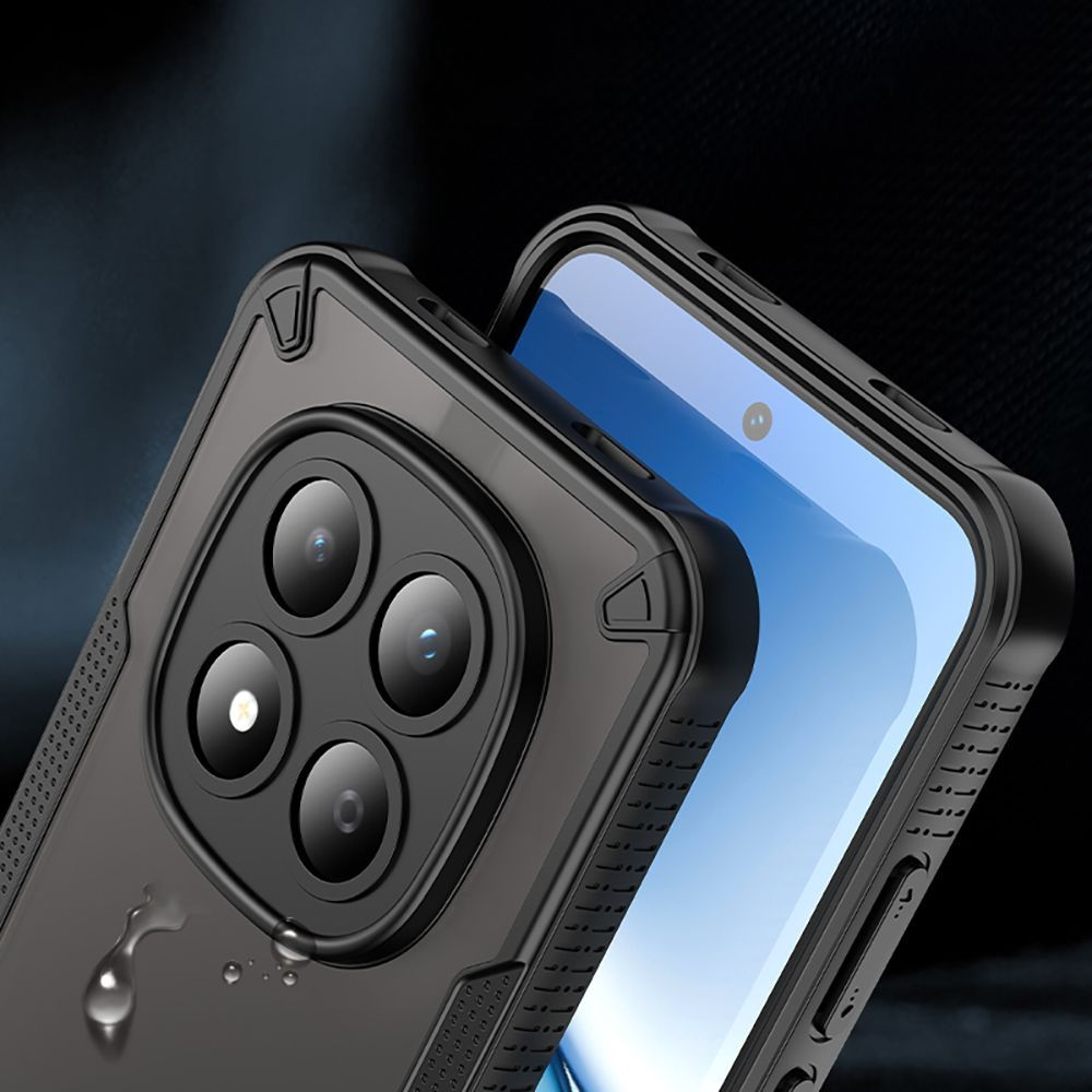 Suojakotelo Xiaomi Redmi Note 15 Pro 5G:lle, Tech-Protect, Rugged Shield, Musta