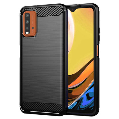 Kuori Xiaomi Redmi 9 Power / 9T:lle, Techsuit, Hiili, Musta