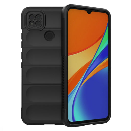 Kuori Xiaomi Redmi 9C NFC / 9C:lle, Techsuit, Magic Shield, Musta