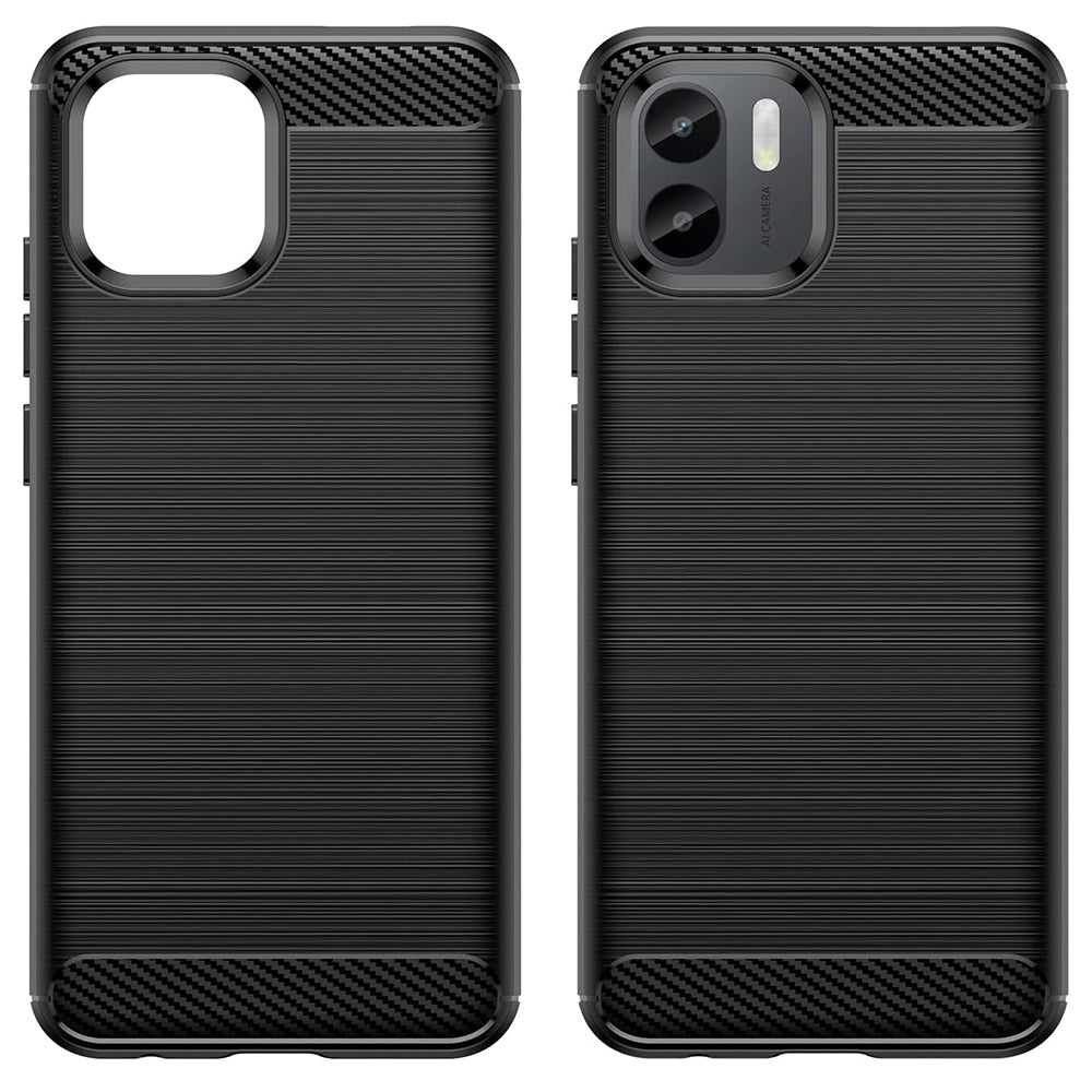 Kuori Xiaomi Redmi A2 / A1:lle, Techsuit, Hiili, Musta