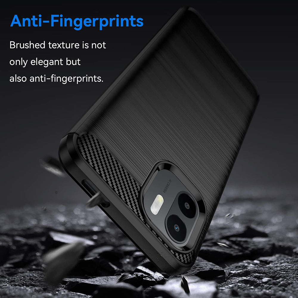 Case for Xiaomi Redmi A2+ / A1+, Techsuit, Carbon, Black