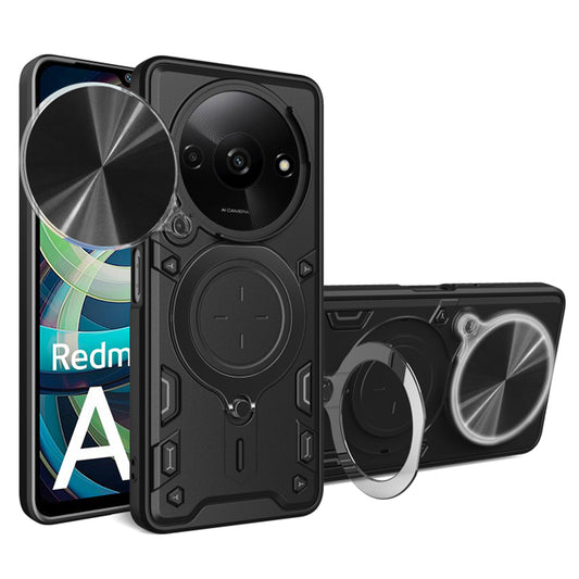 Kuori Xiaomi Redmi A3:lle, Techsuit, CamGuard Pro, Musta