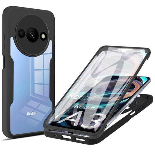 Kuori Xiaomi Redmi A3x / A3:lle, Techsuit, ColorVerse 360, Musta