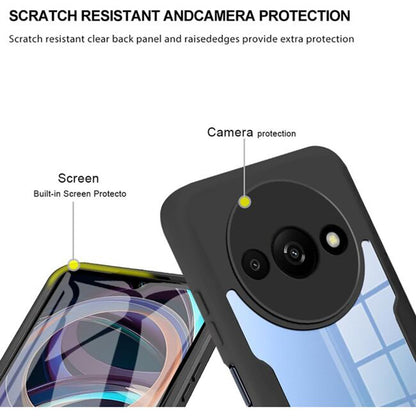Kuori Xiaomi Redmi A3x / A3:lle, Techsuit, ColorVerse 360, Musta