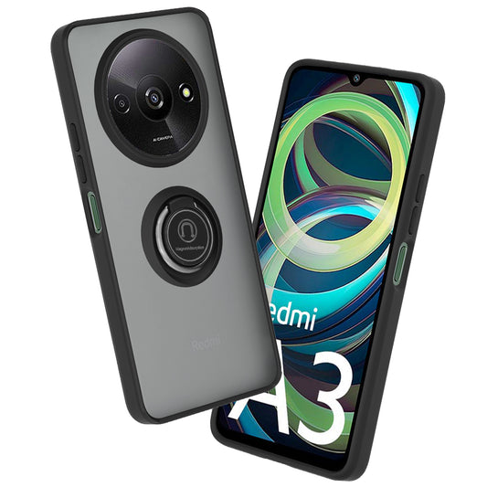 Kuori Xiaomi Redmi A3x / A3:lle, Techsuit, Glinth, Musta