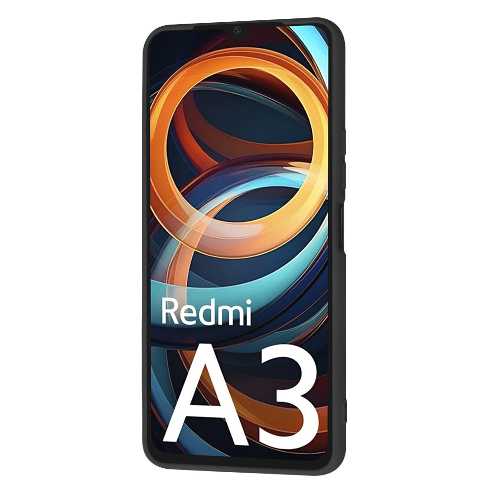 Kuori Xiaomi Redmi A3x / A3:lle, Techsuit, SoftFlex, Musta